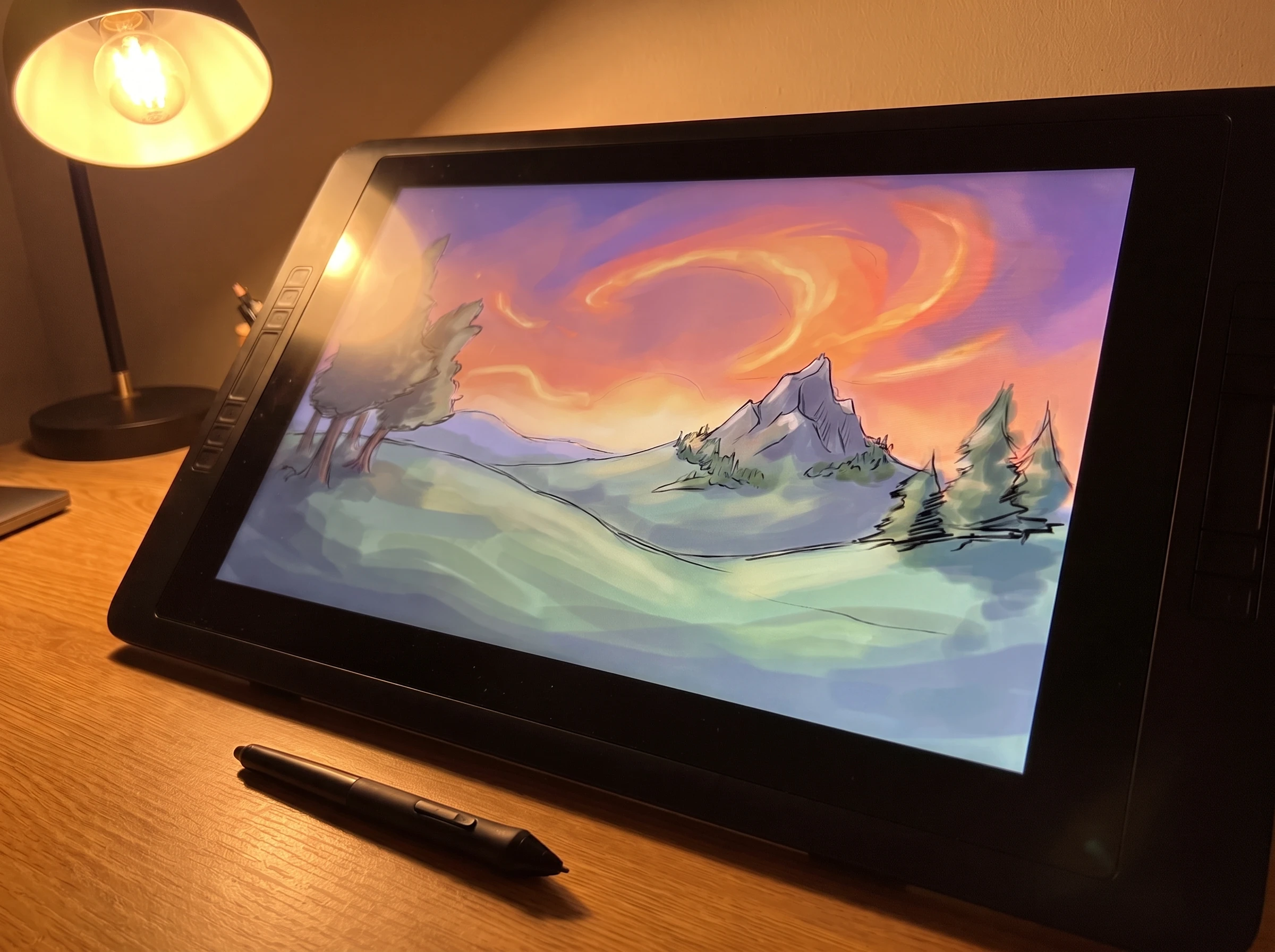 Digital art after AI enhancement